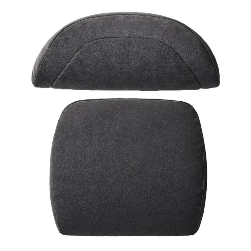 for Tesla Model Y 3 Juniper Highland 2025-2020 Car Neck Pillow Memory Foam Lumbar Back Support Breathable Soft Headrest Cushion