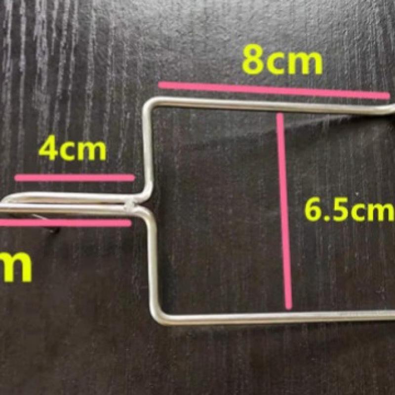 Stainless Steel Double Chicken Hook for Roast Duck & Pork Belly - Oven Accessories