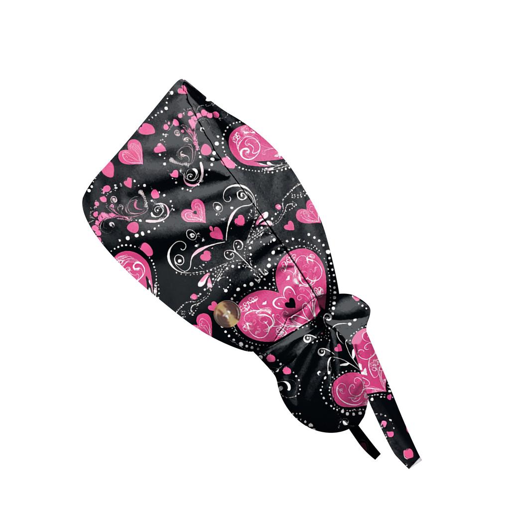 Pracovní čepice s módním potiskem, ležérní dámská čepice do culíku, čepice Wash, čepice Baotou