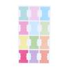 10 Sheet Index Label Paster Bookmark Stickers Easy Read Book Tabs Gold Stamping Tabs for Office School Notbook Journal Study Reading