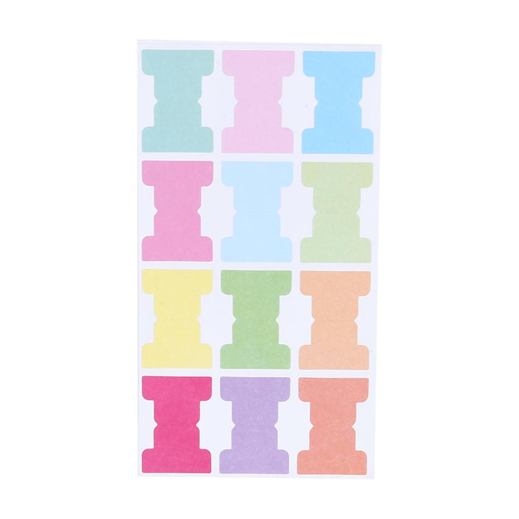 10 Sheet Index Label Paster Bookmark Stickers Easy Read Book Tabs Gold Stamping Tabs for Office School Notbook Journal Study Reading