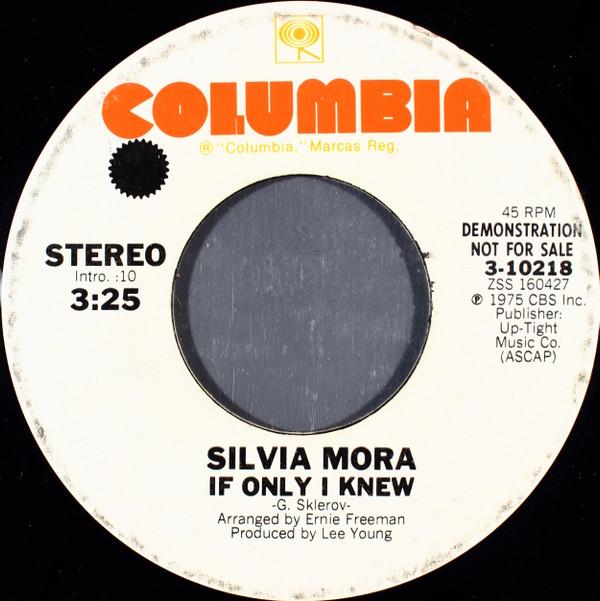 

7inch Record SYLVIE MORA - If Only I Knew / Fool 310218 Columbia 1975 US Pop Used