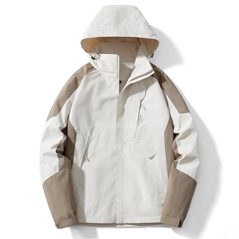 Cross-Border Outdoor Unisex Windbreaker: Waterproof, Windproof, Ideal for Spring/Autumn, Custom Logo Available.