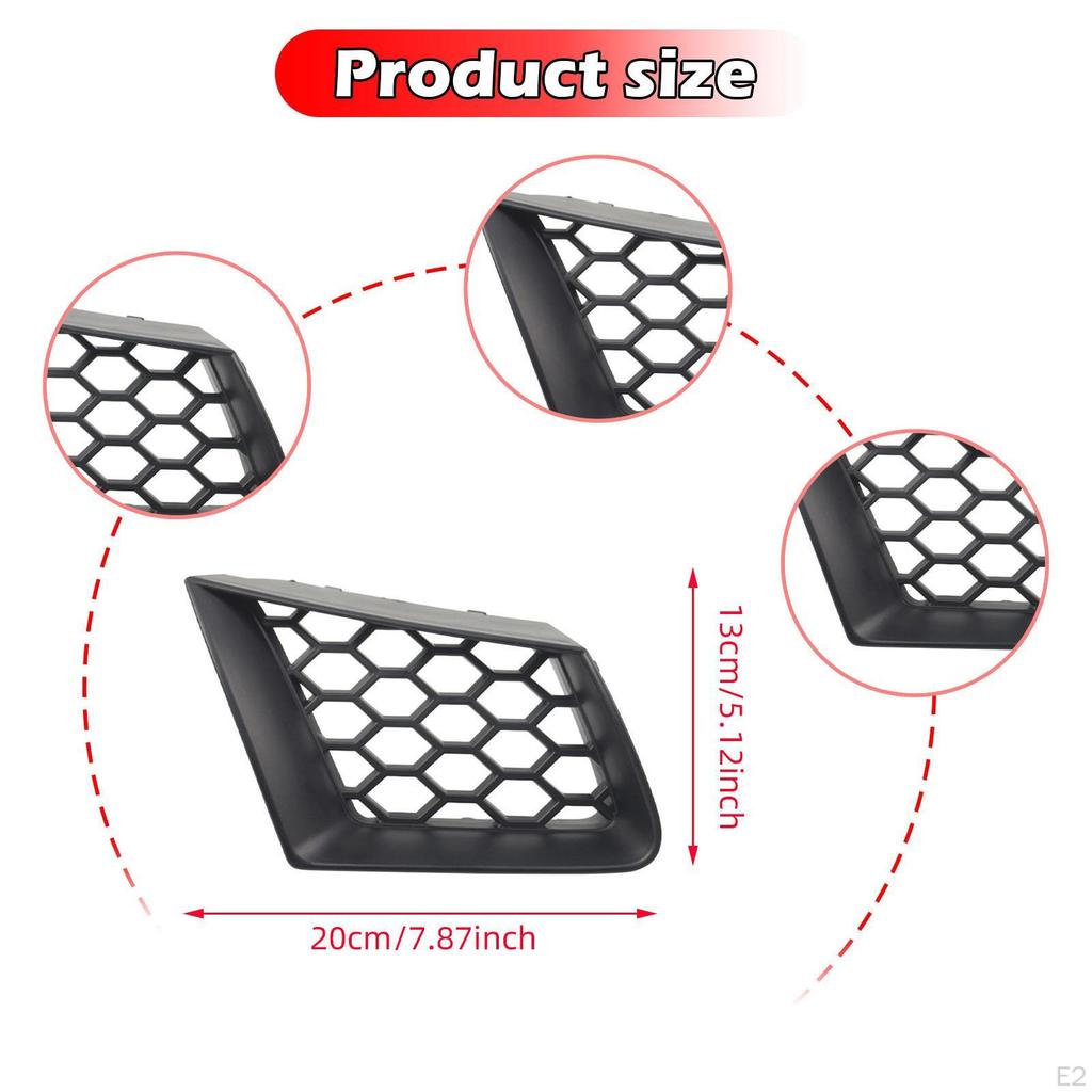 Radiator Grille Right Side 6L0853676A 6L0853676 Replaces Easy To Install Protection Front