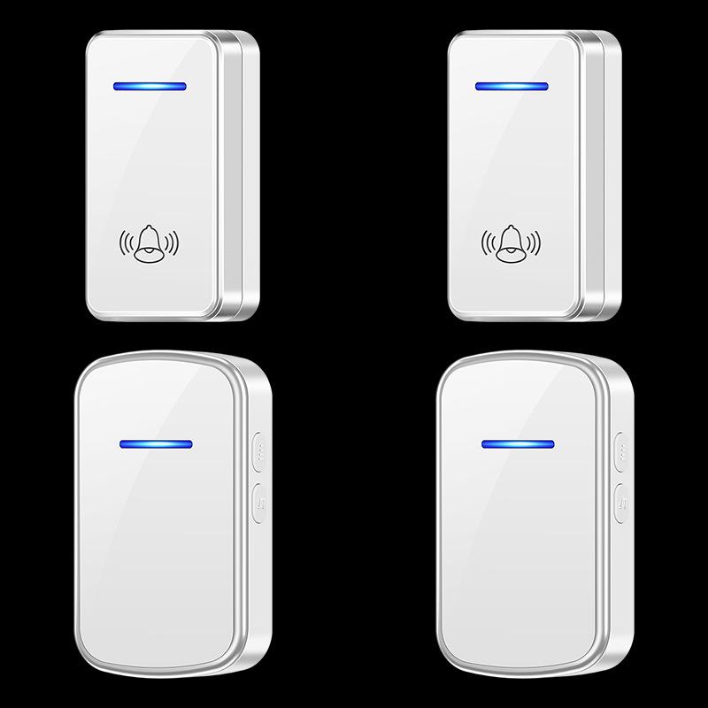 International Wireless Doorbell with EU/US/UK/AU Plugs, 433 MHz