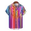 Summer Fashion Short-sleeve Shirt Casual Beach Party Men's