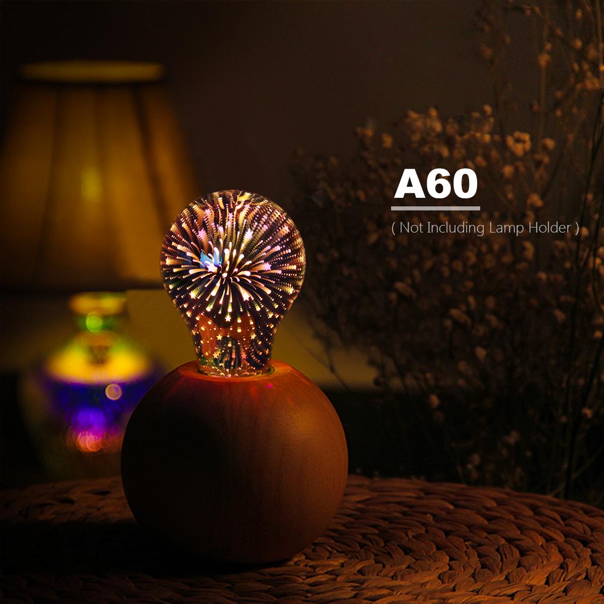 

3D украшение светодиодная лампа Эдисона E27 220 В винтажная звезда фейерверк лампа праздник ночник ампула светодиодная лампа освещение