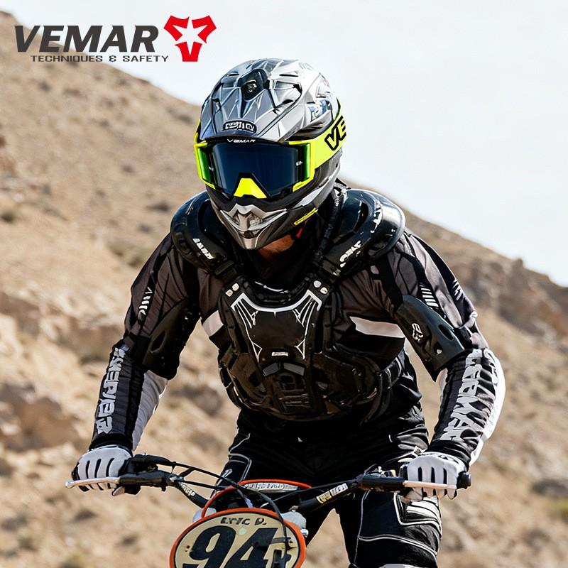 VEMAR Full-Frame Cycling Protective Gear Safety Goggles Motorcycle ATV Off-Road Mountain Bike Skiing Wind Dust Protection