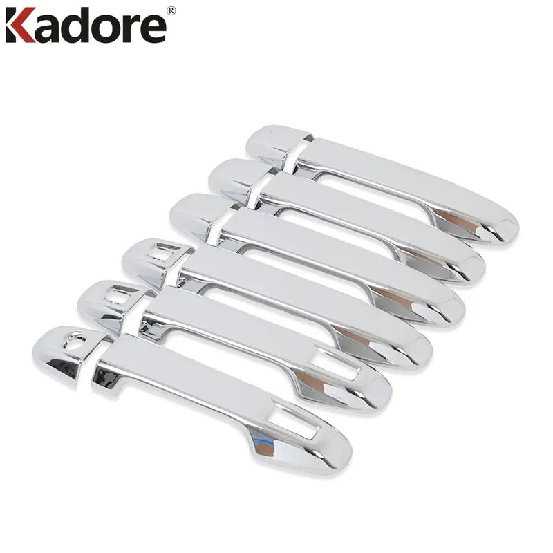 For Toyota Noah Voxy R80 2017 2018    Chrome Car Door Handle Cover Trim Side Handles Catch Cap Overlay Accessories