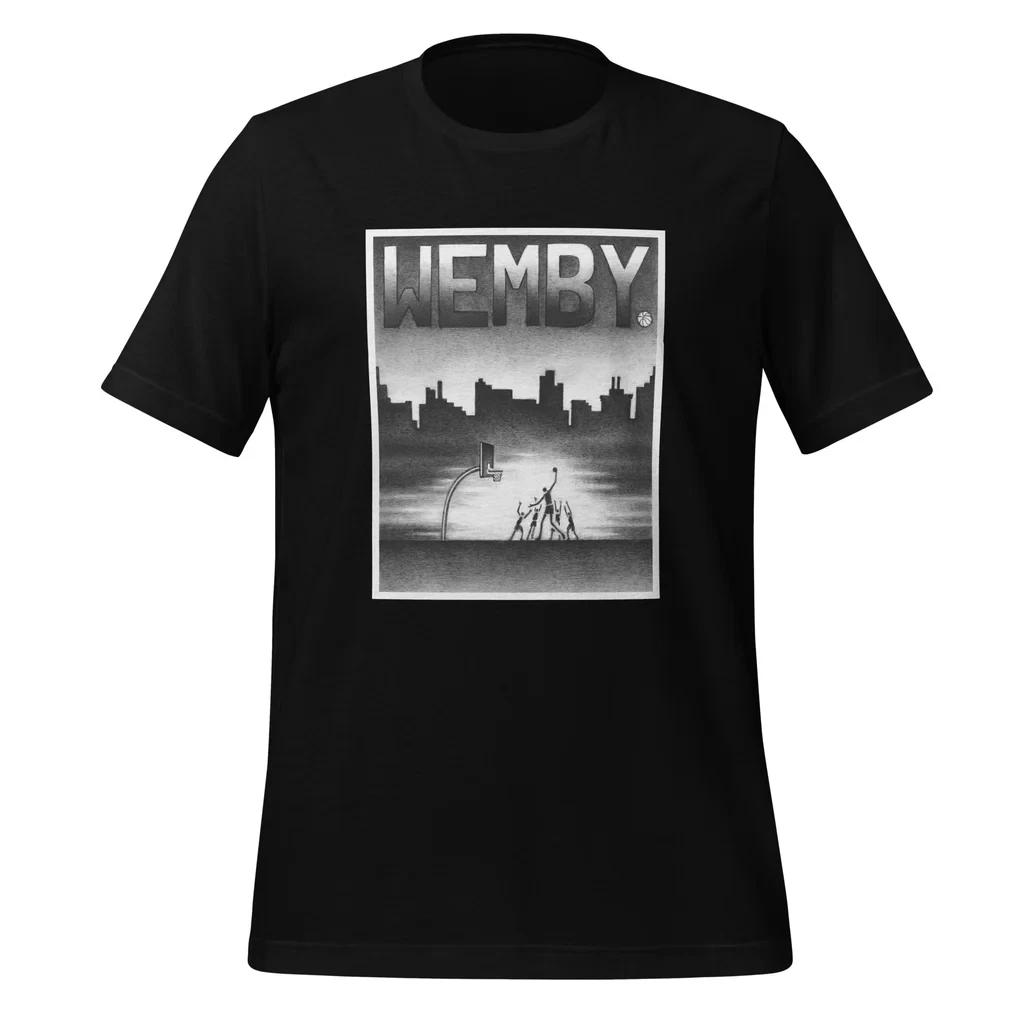 WEMBY Victor Wembanyama T Shirt Spurs Basketball Cool Graphic Tee Men Women M