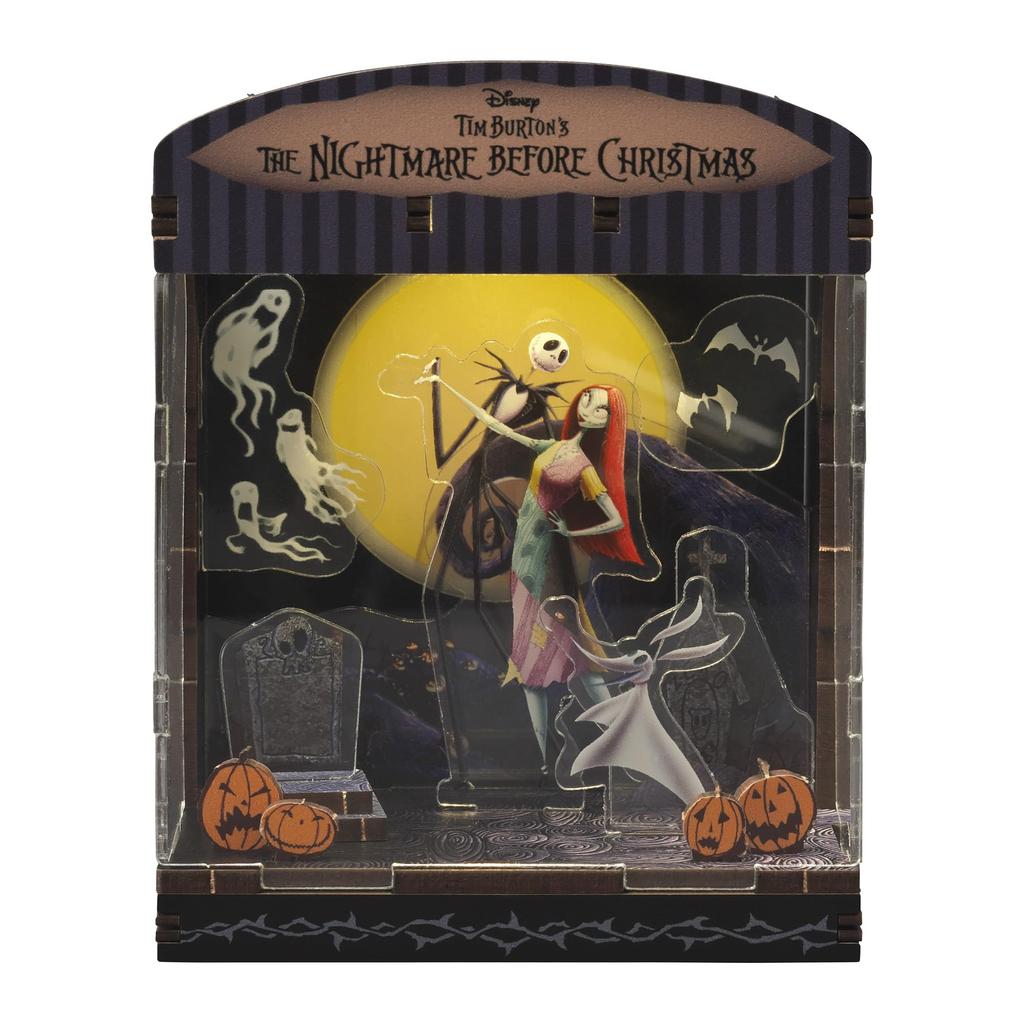Yanoman HAKOBEYA Interior Kit Disney Tim The Nightmare Before Christmas Assembly Required Includes LED Light Unit Mini Interior Decor Finished Size x