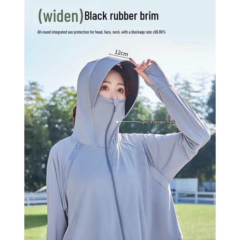 Quyoubang Multi-functional Ice Silk UV Sun Protection Shirt