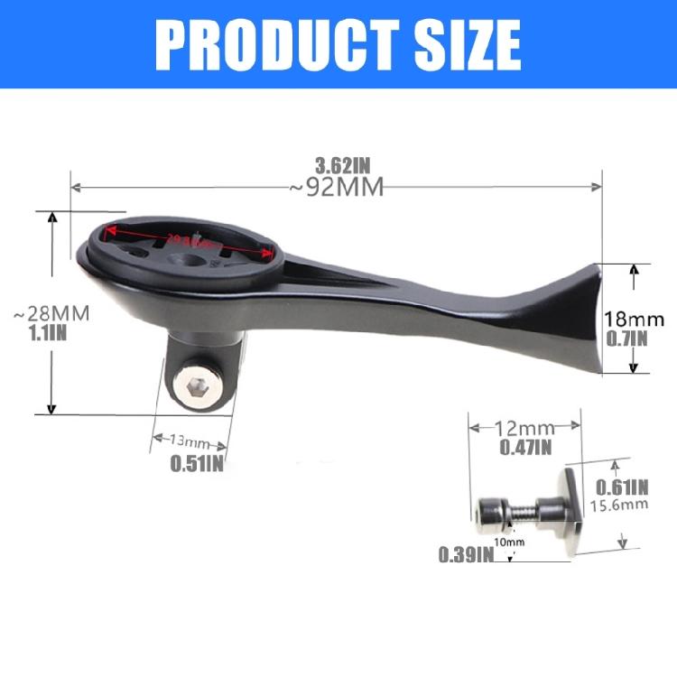 Aluminum Computer Holder Easy Install Bike Holder Bike Computer Mount for Bikes Ensures Secure Fit Without Tool
