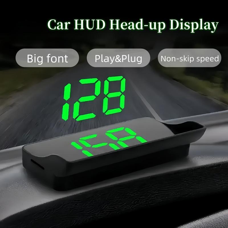 Car Head Up Gps New Style Hd Speedometer Speed Kmh Digital Hud Windshield Projector  Electronics Accessories Display