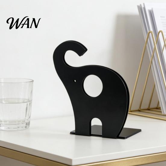 Studenten Boek Organizer Creatieve Olifant Boekensteunen, Metalen Houder voor Kinderen Studenten, Zware Boekensteun Non-Slip Bureau Bestand Home Kantoor Decor Studie