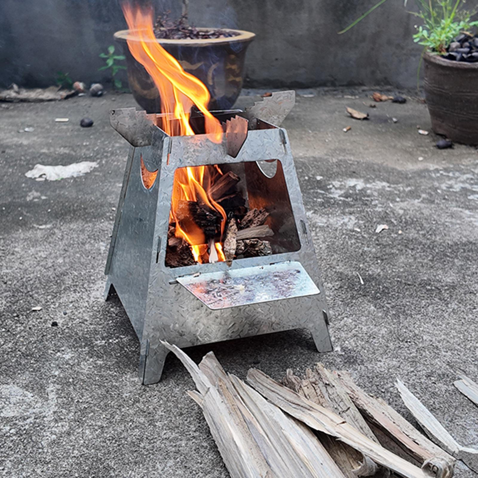 

Camping Burner Wood Burning Heavy Duty Portable Furnace Picnic Heater for Festival Outside Emergency