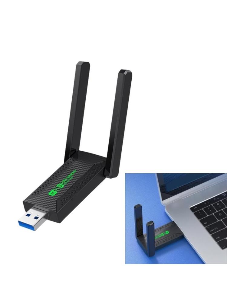 Fast Speed USB  WiFi Adapter, 1200Mbps 5G/2.4G Networking Adapter for Desktop Laptop PC