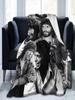 Camarons De La Isla Flamenco Singer Wool Blanket xcm UltraSoft Music Rock Funny Throw for Home