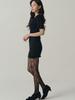 Sorry, Too Much Love Staring Night Knit Mini Dress_Black