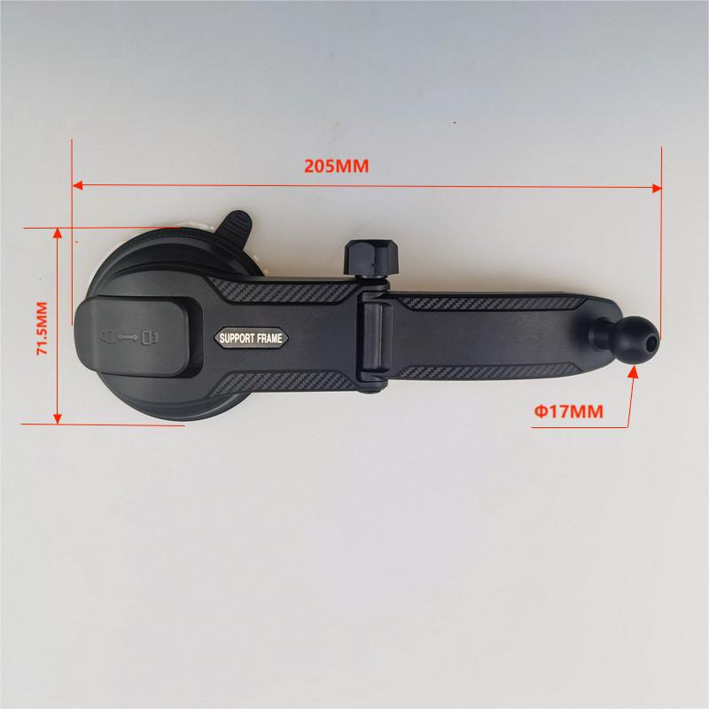 Rotating Car Phone Holder with Folding Design and Strong Suction Cup Base