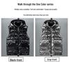 Men's Wash-free Down Cotton Vest: Warm Padded Gilet for Autumn and Winter, Plus Size Workwear.