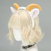 Lange Horn Lamm Stirnbänder Plüsch Fuchs Haaraccessoires Mode Plüsch Lamm Stirnbänder für Kinder Erwachsene