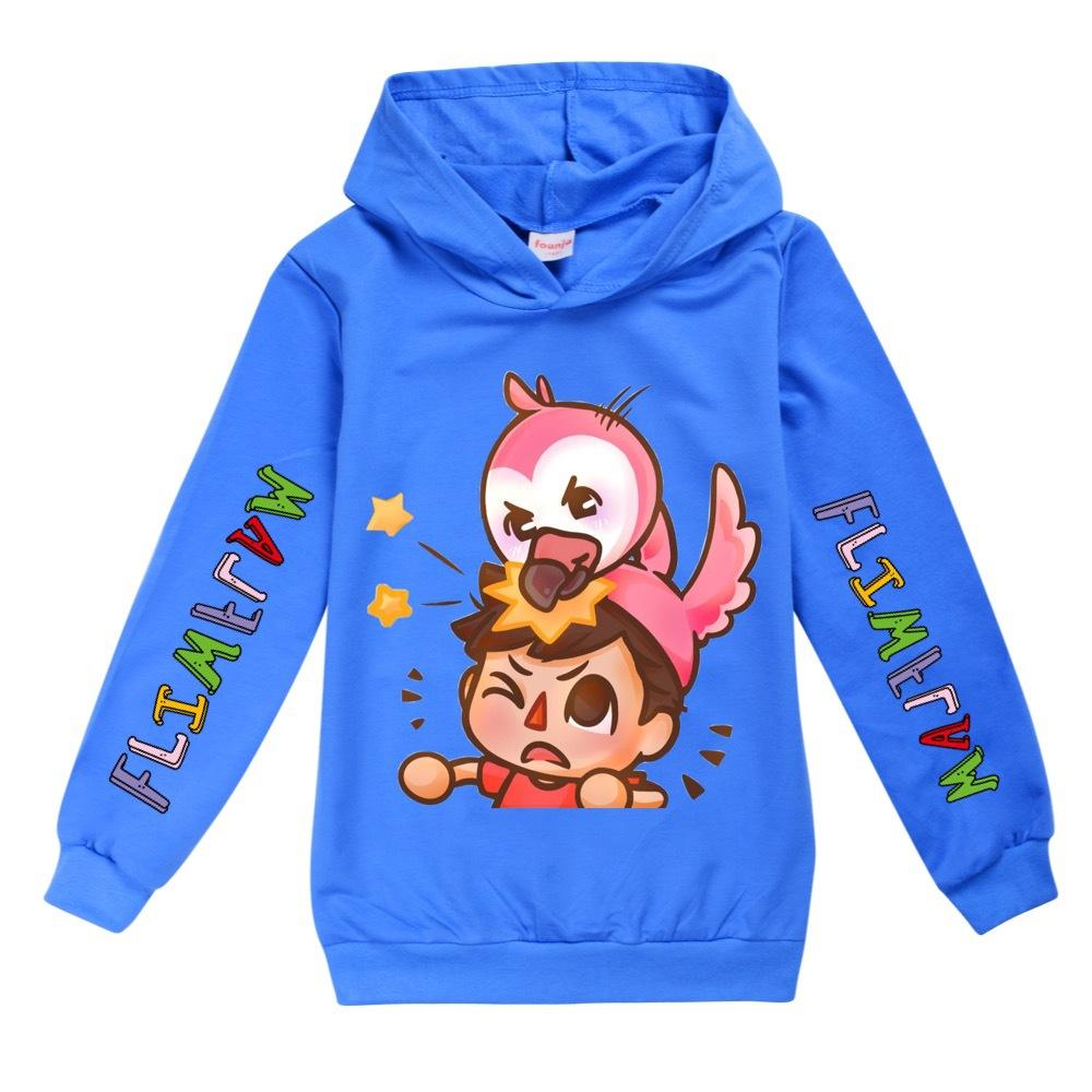 2026 Fall Anime Flamingo Youtube Gamer Albert Mr Flimflam Hoodie Kids Cute Sweatshirts Baby Boys Casual Coats Girls Outerwear