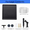 Low Noise Solar Oxygen Pump Durable Aquarium Air Pump Fish Tank Aerator  Courtyard