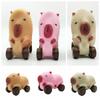 With Wheel Capybara Squeeze Toy High Elasticity Cute Pinch Toy Capybara Fidget Toy  Practical Jokes