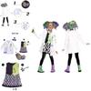 Halloween Mad Scientist Kostüm für Kinder Hochwertiges Cosplay-Set für Jungen und Mädchen