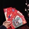 6pcs/set Traditional Snake Year Red Packets Chinese Style Lucky Money Pockets  Lunar New Year