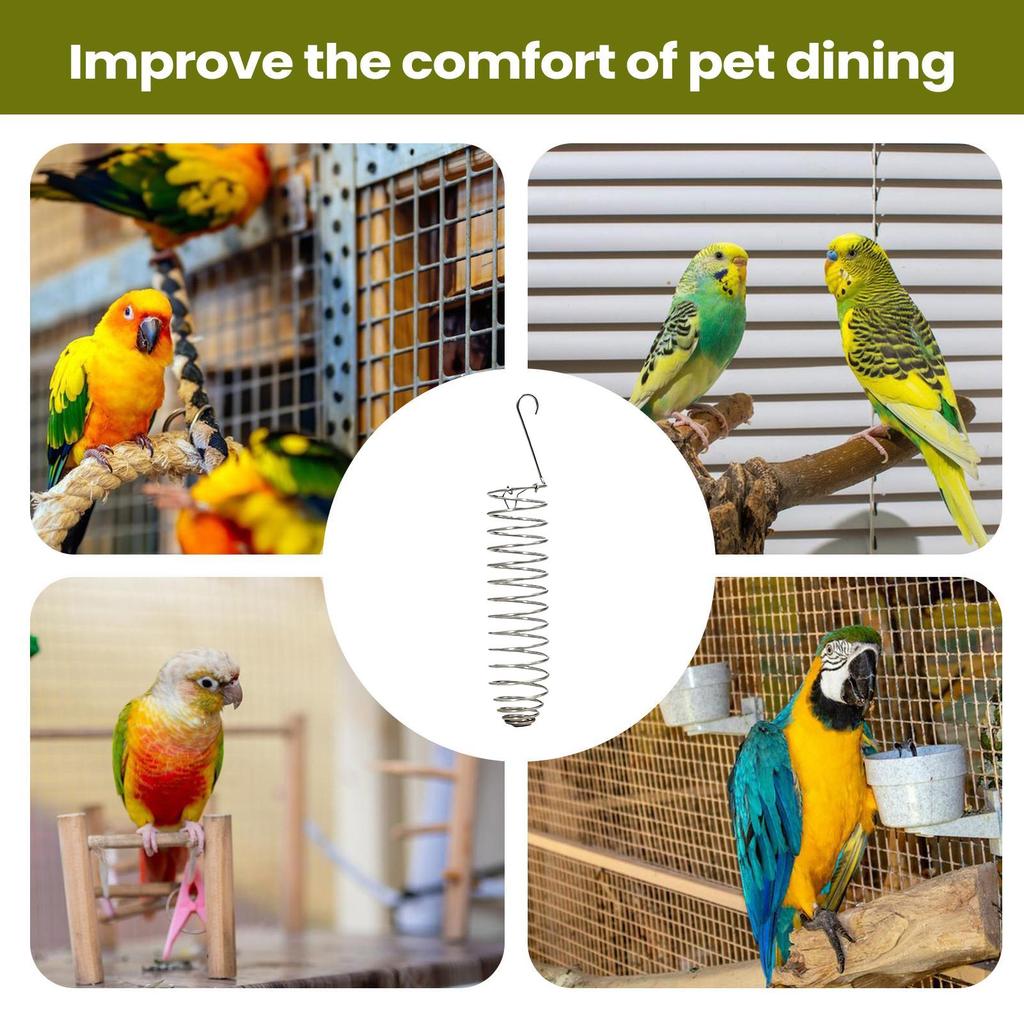 4.5*23cm Millet Foraging Tray Holder Bird Treat Bowl for Cage Parakeet Cockatiel Conure Canary Finch Non Spill Multi Purpose