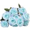 Faux Flower Realistic Looking Eye-catching Practical Good 10 Heads Wedding Party Faux Bouquet Decoration for Dorm