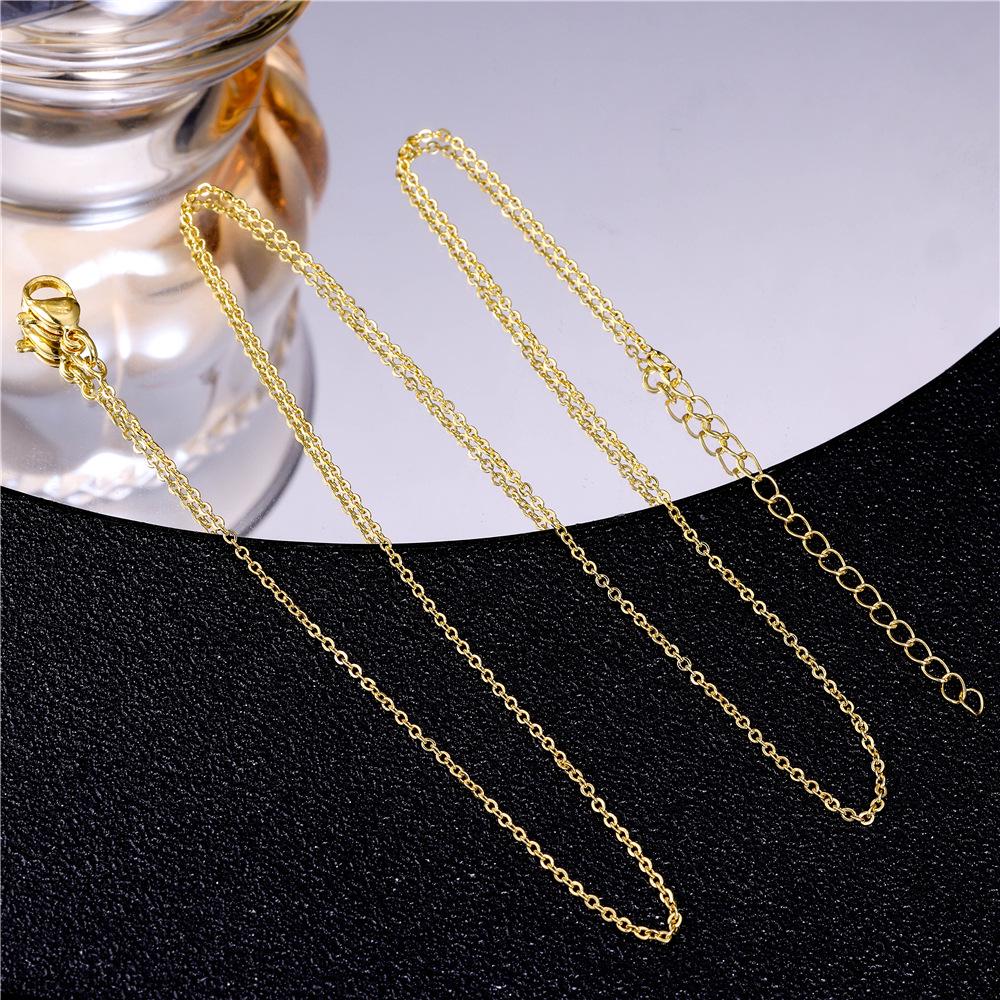 Trendy Stainless Steel O-Chain Necklace with DIY Pendant Options
