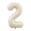 32/40Inch Cream Color Number Balloons 1-9 Large Digital Foil Helium Ball Girl Kids Adult Happy Birthday Party Decoration Wedding