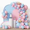 Balonowy Łuk Girlanda Reveal Niebieski Różowy Dekoracja Imprezy Urodzinowej Urodziny Dziecka Balony Ślubne Materiały Lateksowe Balony Baby Shower