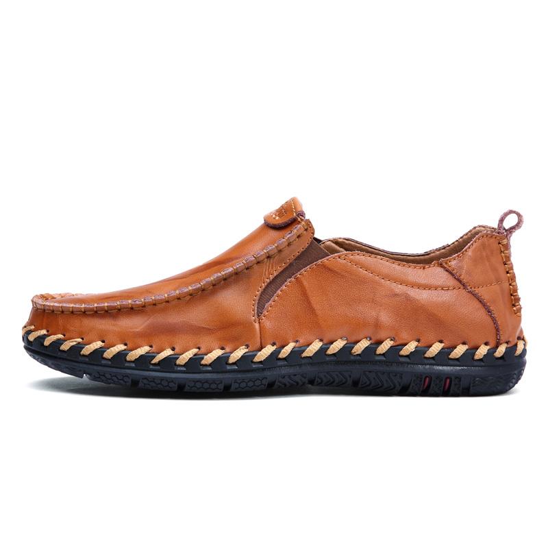 Men's Slip On Leather Shoes Moccasins Loafers