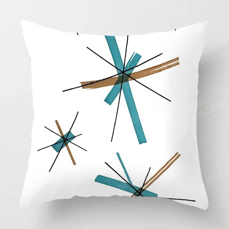 Nordisk höst heminredning höst prydnadskuddfodral soffa Kuddfodral modernt 45x45cm 45*45 50x50 60x60cm 40*40 40x40 geometri 60*60