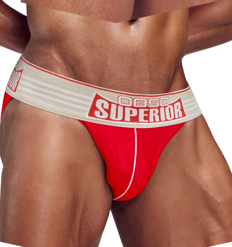 Men's Low Waist Fitness Anti-Chafing Briefs BS844