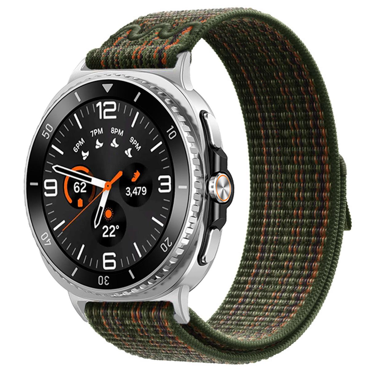 

Нейлоновый спортивный ремешок для Samsung Galaxy Watch 8 40 44 мм / 8 Classic, ремешок-браслет на липучке для Galaxy 8 Classic 46 мм for galaxy 8 40 44mm