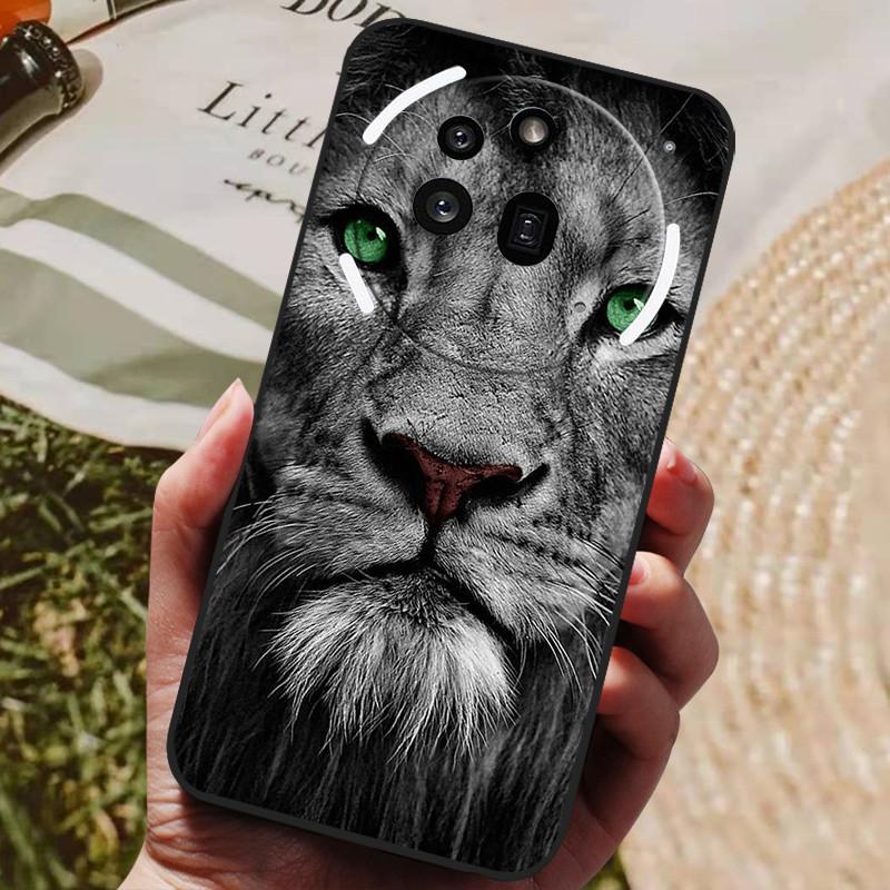 For Nothing Phone 3A Pro Case Phone3A Pro Cool Painted Silicone TPU Soft Cover for Nothing Phone 3A Pro A059P Cases Black Shells