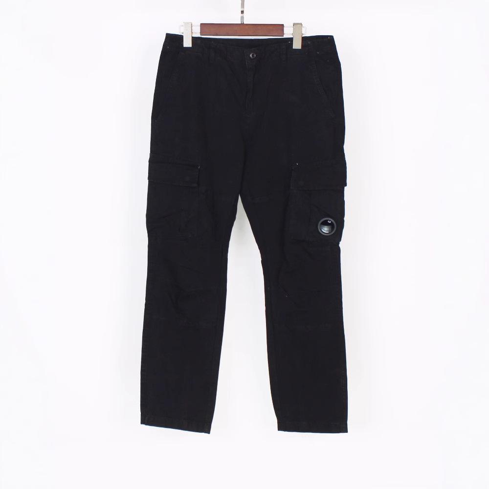 Salopetă unisex clasică spălată, largă, cu detalii trendy de buzunar lentilă