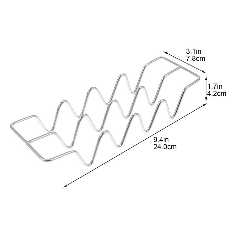 

Подставка для тако, полка для мексиканской пиццы, полка для роллов, полка для буррито, картофельных чипсов, подставка для тако, креативная посуда из нержавеющей стали, подставка для блинов