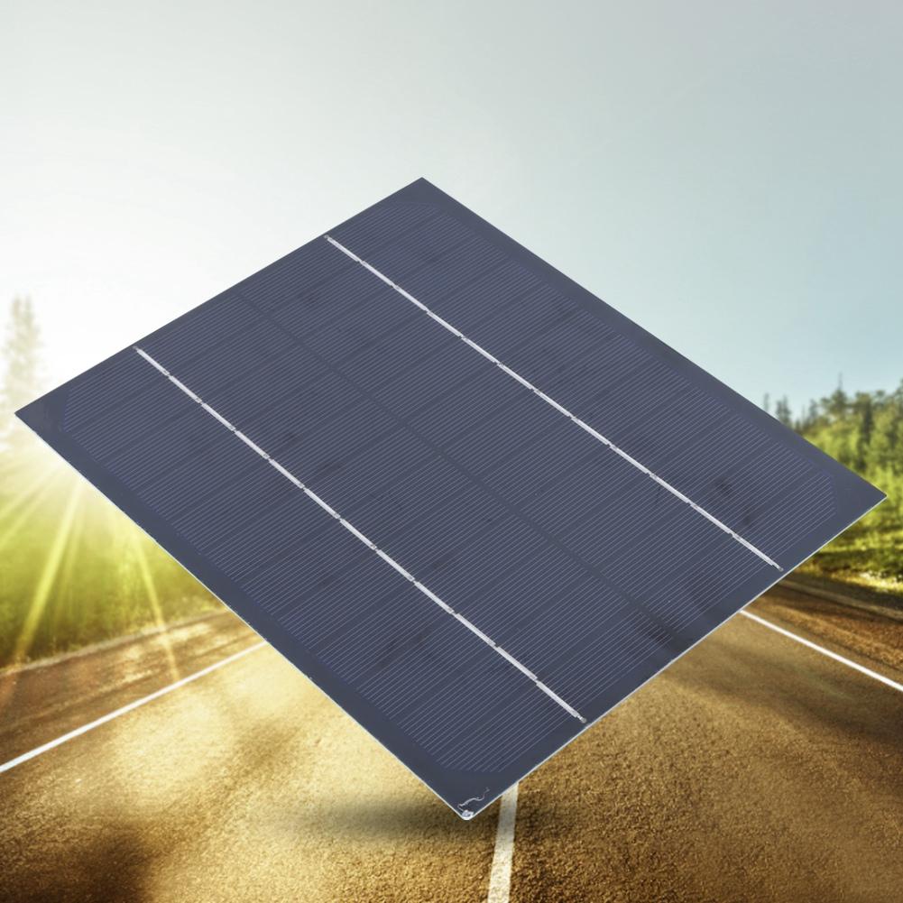 6W 12V Monocrystalline Silicon Solar Panel Outdoor for DIY Battery Charger Power Supply
