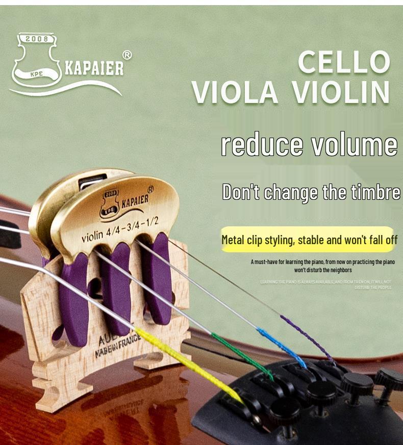 KPE Metal Mute for Violin, Viola & Cello