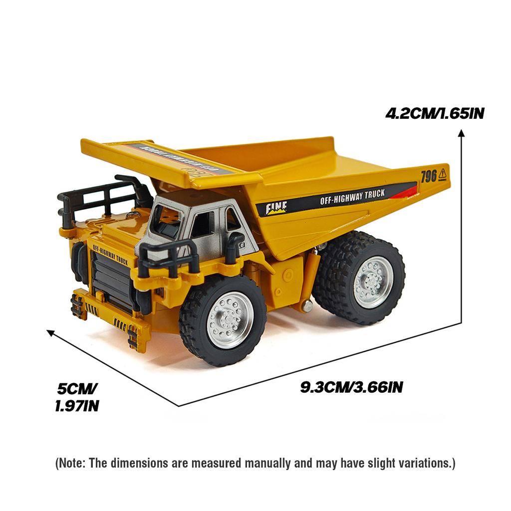 1/64 Rc Alloy Dump Truck App Remote Control Mini 4Ch 4Wd Heavy Industry Engineering Vehicle Model Desktop Kids Toys Boy Gifts