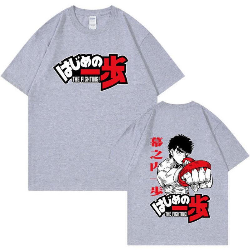 Tricou Anime Hajime No Ippo Kamogawa Box pentru gimnastică Manga Makunouchi Takamura Fighting KGB Print T-shirt cu mânecă scurtă