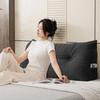 Wedge Headboard Pillow Cushion with Side Pockets Triangular Bed Wedge Pillow Cushion Reading Bolster Cushion Headrest Backrest