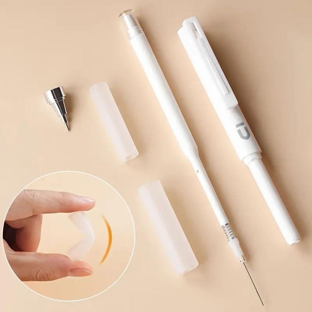 Plastic Automatic Pencils Students Stationery 0.7mm Eraser Pencils Gift Box