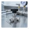 Stainless Steel Pin Valve Ferrule Fitting Leakproof Seal Industrial Hardware for Flow Controls